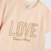 Mini Girls rosa Love T-shirt-set