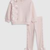 Mini Girls rosa RI Bow T-shirt-set Mini Girls rosa RI Bow T-shirt-set
