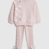 Mini Girls rosa RI Bow T-shirt-set Mini Girls rosa RI Bow T-shirt-set