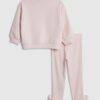 Mini Girls rosa RI Bow T-shirt-set Mini Girls rosa RI Bow T-shirt-set