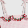 Mini Girls rosa tankini-set med jordgubbsmotiv Mini Girls rosa tankini-set med jordgubbsmotiv