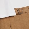 Mini Girls White Faux Suede Skort Set