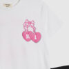 Mini Girls White Iconic Vibes T-shirt-set