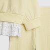 Mini Girls Yellow Broderie Hem Sweatshirt Set Mini Girls Yellow Broderie Hem Sweatshirt Set