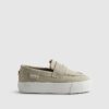 Mini pojkar beige loafers