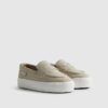 Mini pojkar beige loafers