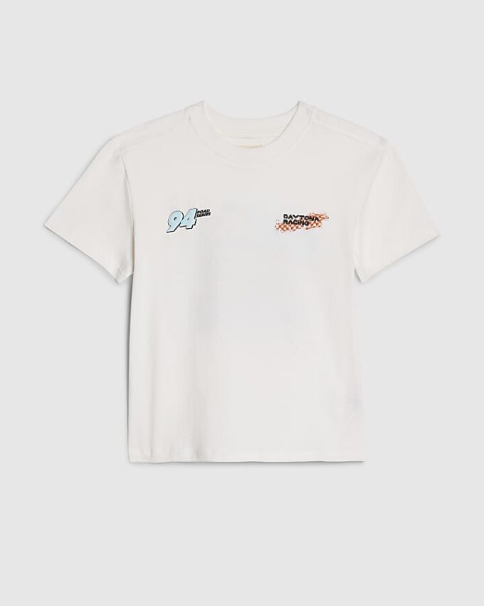 Mini pojkar vit 94 Bike T-shirt