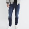 Mörkblå skinny fit-jeans Mörkblå skinny fit-jeans