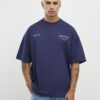 Navy Oversized Fit Sanctuaire T-shirt