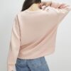 Orange långärmad sweatshirt i premiumkvalitet