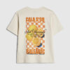 Oversized beige T-shirt för pojkar