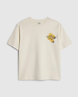 Oversized beige T-shirt för pojkar