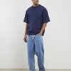 Oversized T-shirt i marinblått