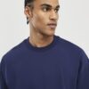 Oversized T-shirt i marinblått