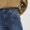 Petite blå högmidjade Snaffle Flared Jeans Petite blå högmidjade Snaffle Flared Jeans