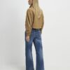 Petite blå högmidjade Snaffle Flared Jeans Petite blå högmidjade Snaffle Flared Jeans