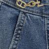 Petite blå högmidjade Snaffle Flared Jeans Petite blå högmidjade Snaffle Flared Jeans