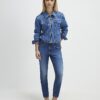 Petite Blue Sculpt Skinny Jeans