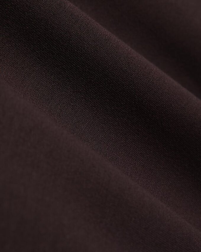 Petite Brown Tie Front Premium Top