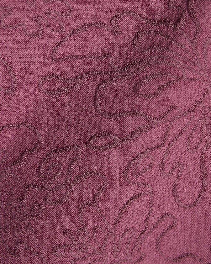 Petite Pink Jacquard Boxy T-shirt