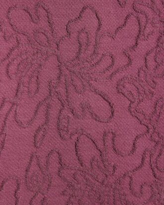 Petite rosa jacquardbyxor med vida ben