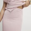 Petite rosa mysig midikjol