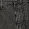 Petite svarta jeans med sömmar och barellben