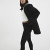Petite svarta leggings med hög midja Petite svarta leggings med hög midja