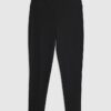 Petite svarta leggings med hög midja Petite svarta leggings med hög midja