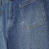 Plus blå högmidjade utsvängda jeans Plus blå högmidjade utsvängda jeans