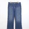 Plus blå högmidjade utsvängda jeans Plus blå högmidjade utsvängda jeans