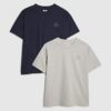 Pojkar Marinblå RI 2-pack T-shirts