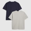 Pojkar Marinblå RI 2-pack T-shirts