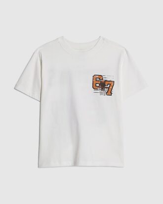Pojkar Vit 67 Basket T-shirt