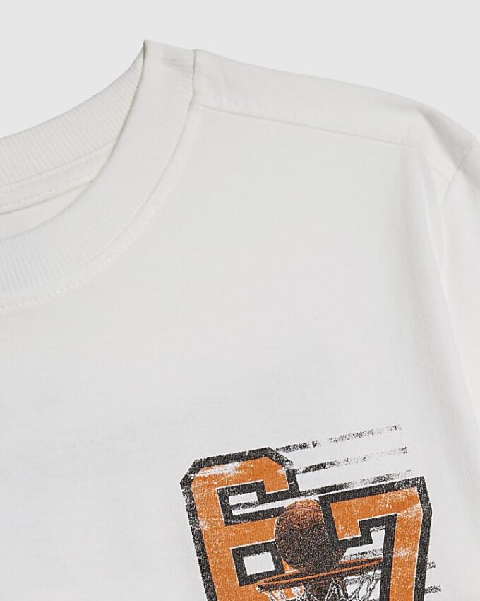 Pojkar Vit 67 Basket T-shirt
