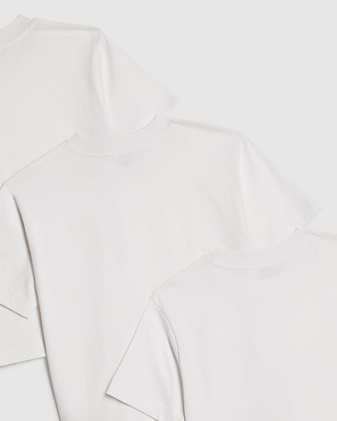 Pojkar Vit RR 3-pack T-shirts
