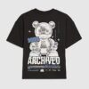 Pojkars svarta Chrome Bear T-shirt