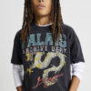 Pojkars svarta oversized Palais Dragon T-shirt