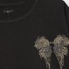 Pojkars svarta oversized T-shirt med japansk drake