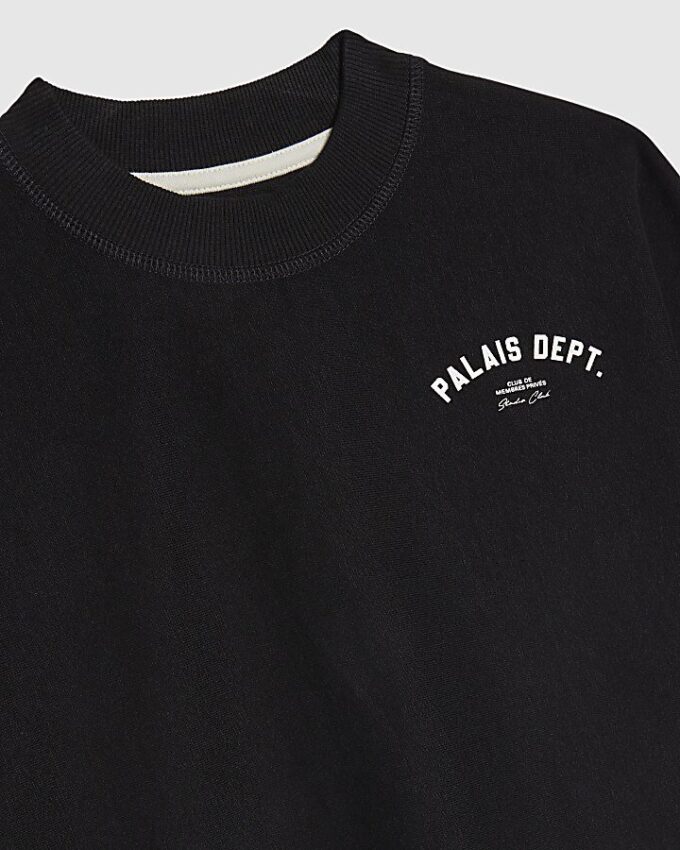 Pojkars svarta Palais Dept T-shirt