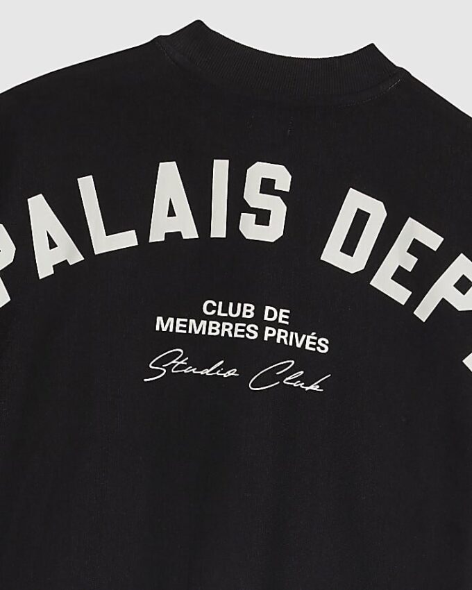 Pojkars svarta Palais Dept T-shirt