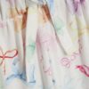 Pyjamas i krämfärgat med rosett för flickor Pyjamas i krämfärgat med rosett för flickor