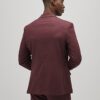 Röd slim fit-kostymjacka med struktur Röd slim fit-kostymjacka med struktur