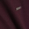 Röd Slim Fit Textured T-shirt