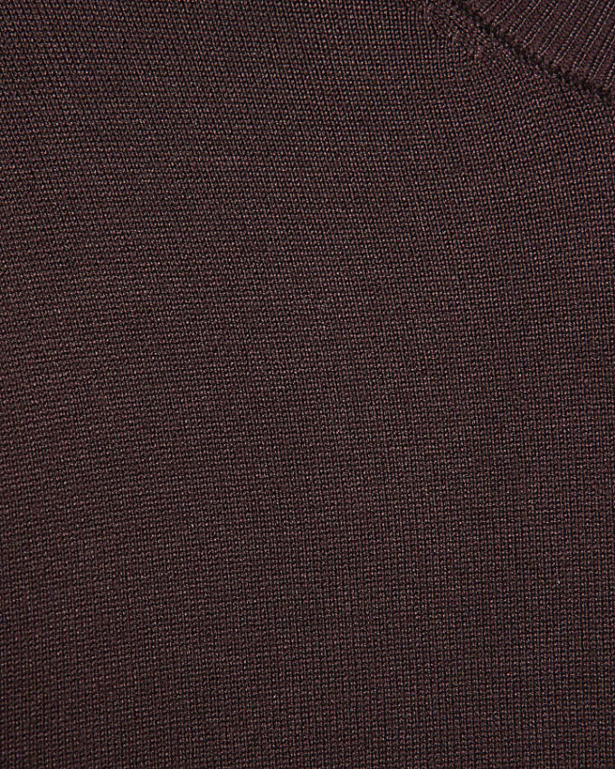 Röd slim fit-tröja