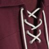 Röd sweatshirt med snörning