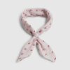 Rosa bandana med körsbärsmotiv för flickor
