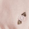 Rosa bodysuit och strumpor för babyflickor