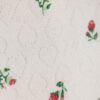Rosa bodysuit-set med blommönster för babyflickor