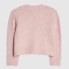 Rosa cardigan med rosettblommor för flickor Rosa cardigan med rosettblommor för flickor